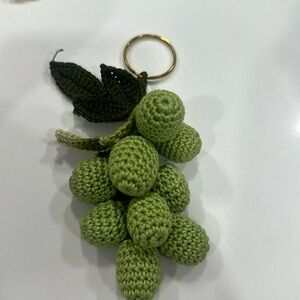 Handmade Grape Keychain